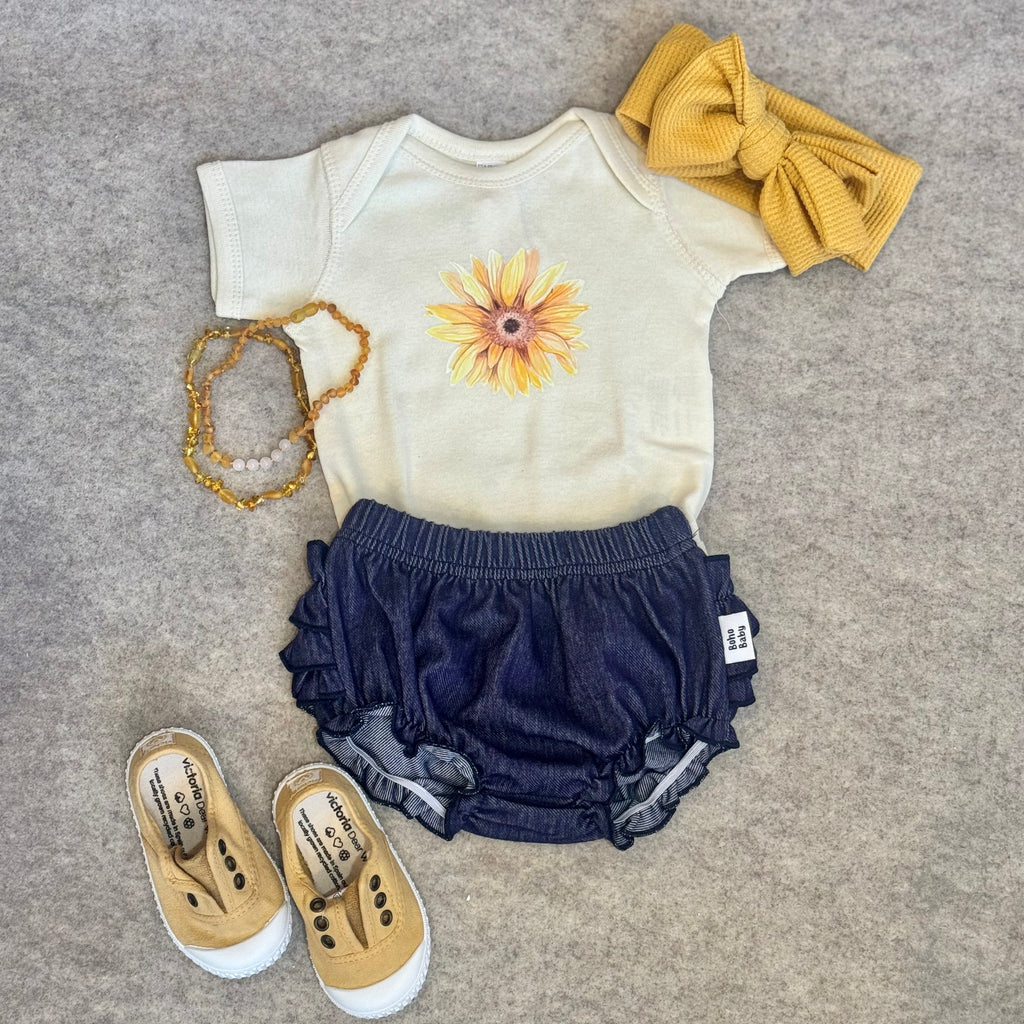 Boho Ruffled Bloomers