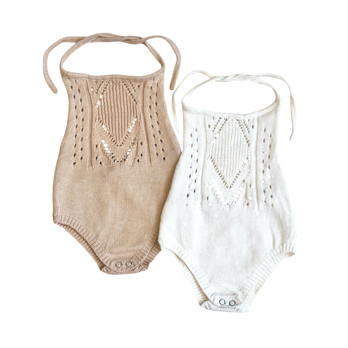 Drake Crochet Halter Romper