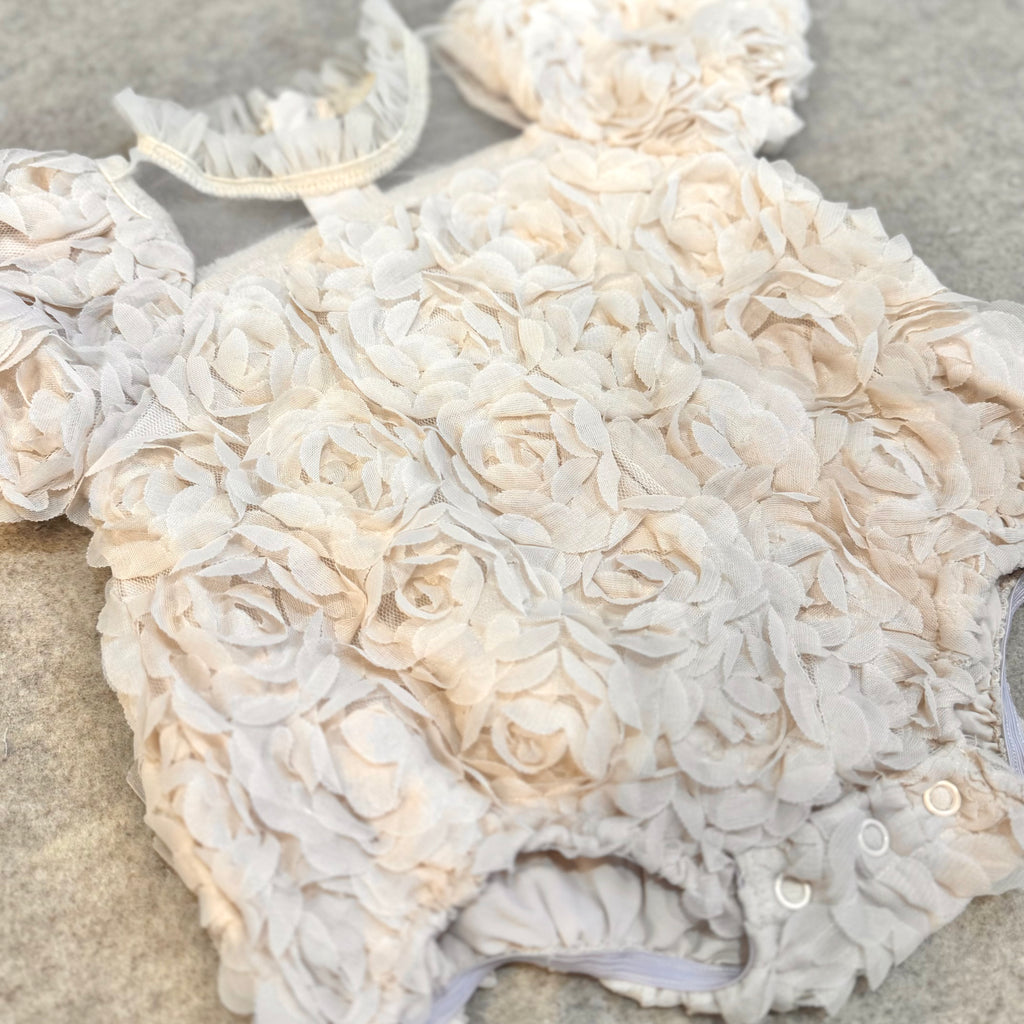 Dainty Rose Petal Romper