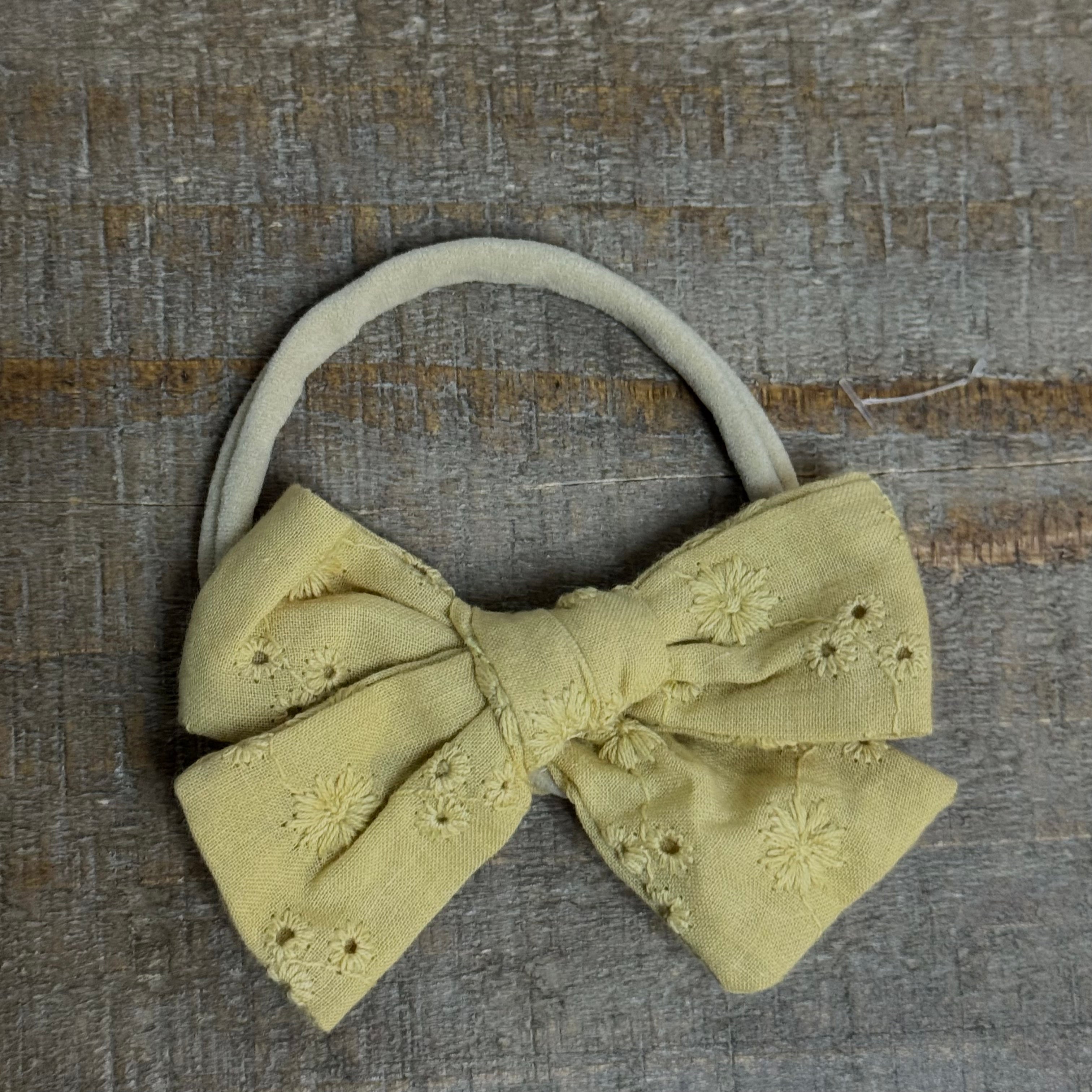 Texture Poppy Bow Headband