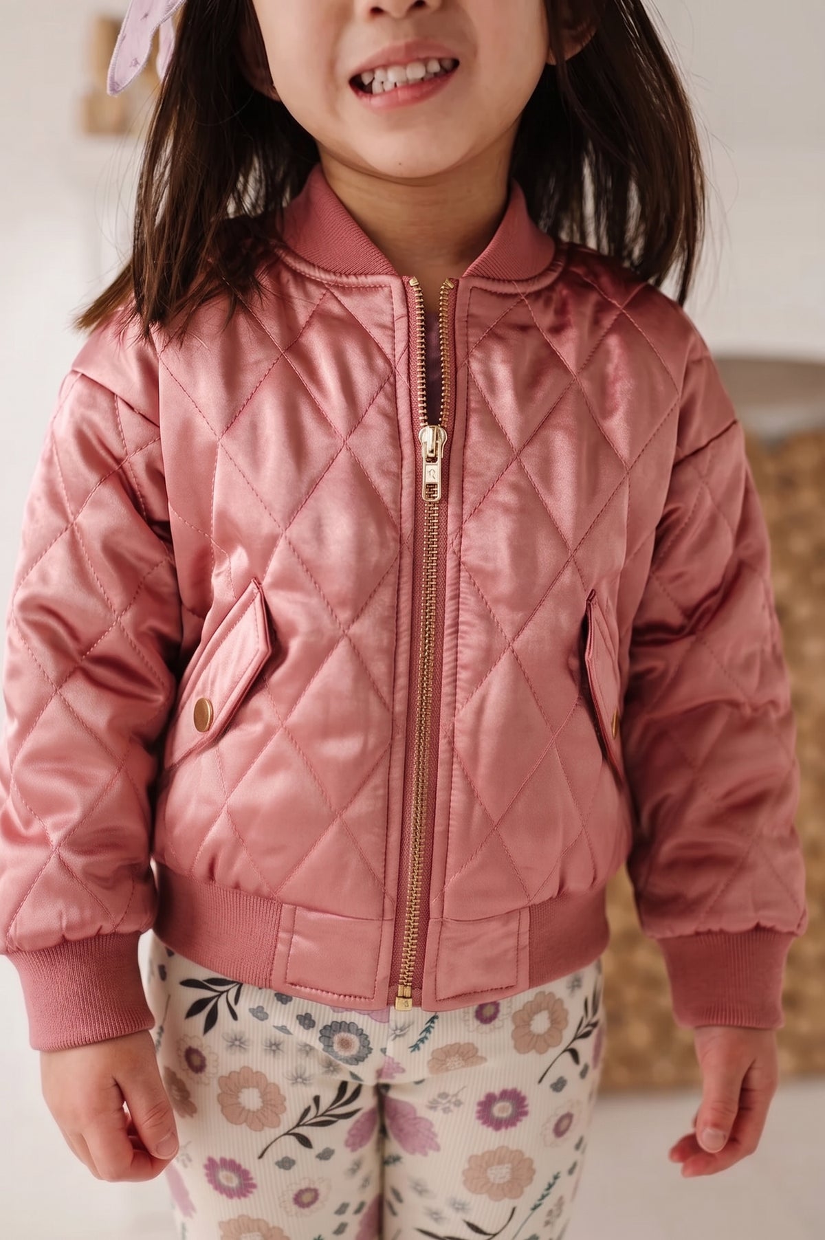 Rose Bomber Jacket
