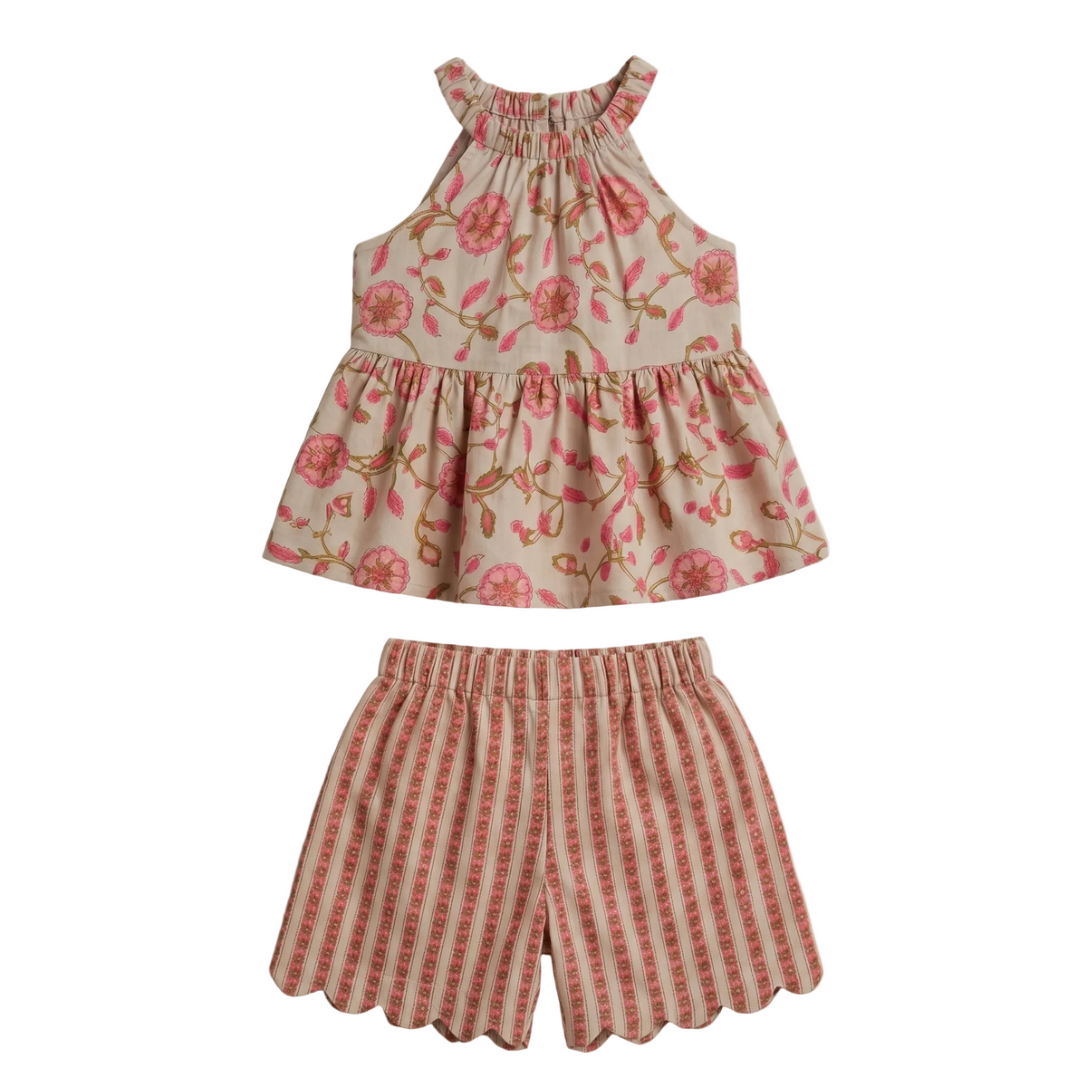 Hailey Halter & Shorts Set