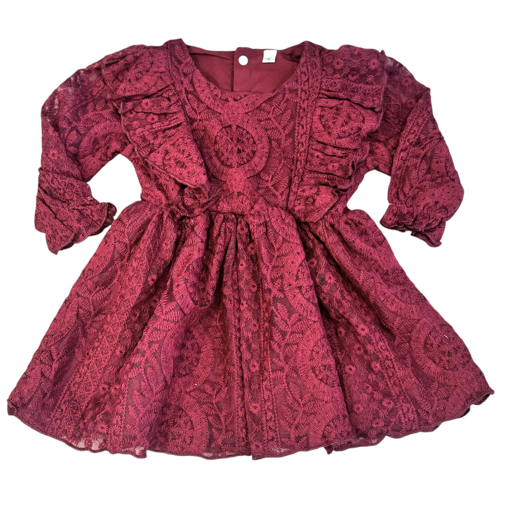 Vintage Long-Sleeve Dress