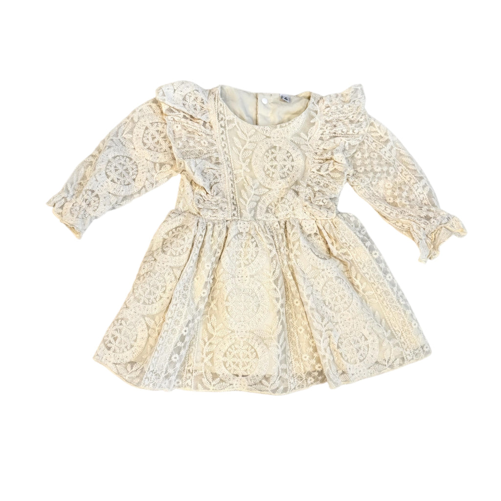 Vintage Long-Sleeve Dress