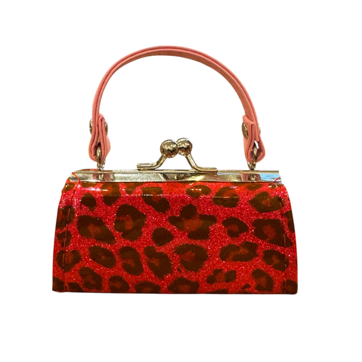 Shiny Leopard Mini Purse