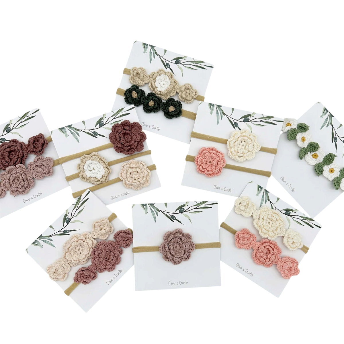 Crochet Floral Headband