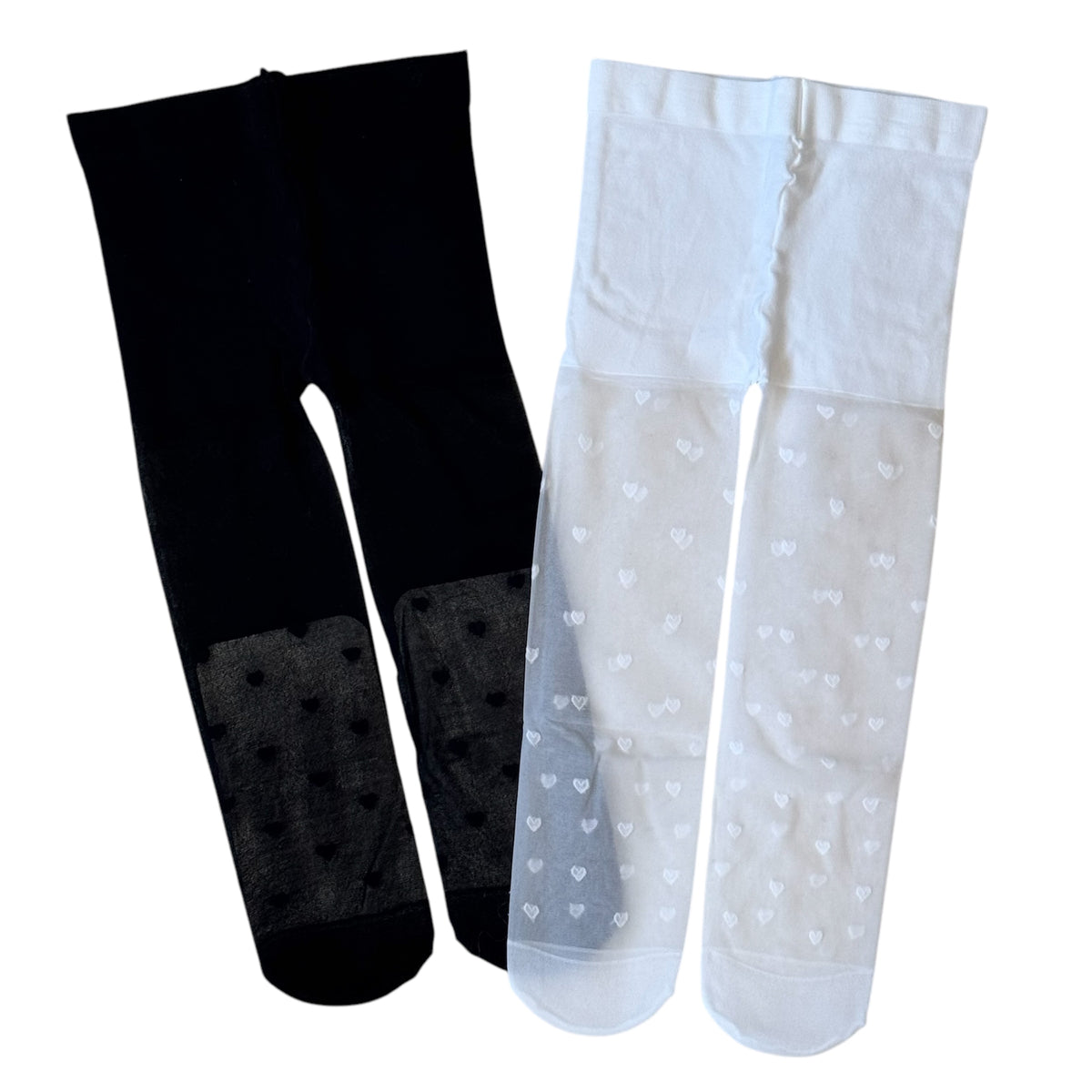 Heart Opaque Tights