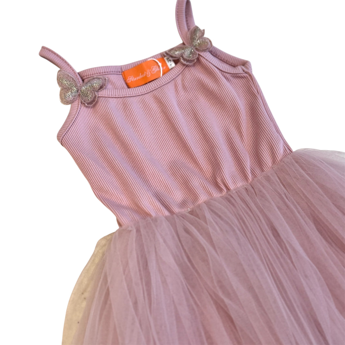 Rose Butterfly Tutu Dress