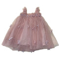 Butterfly Tulle Dress Blush