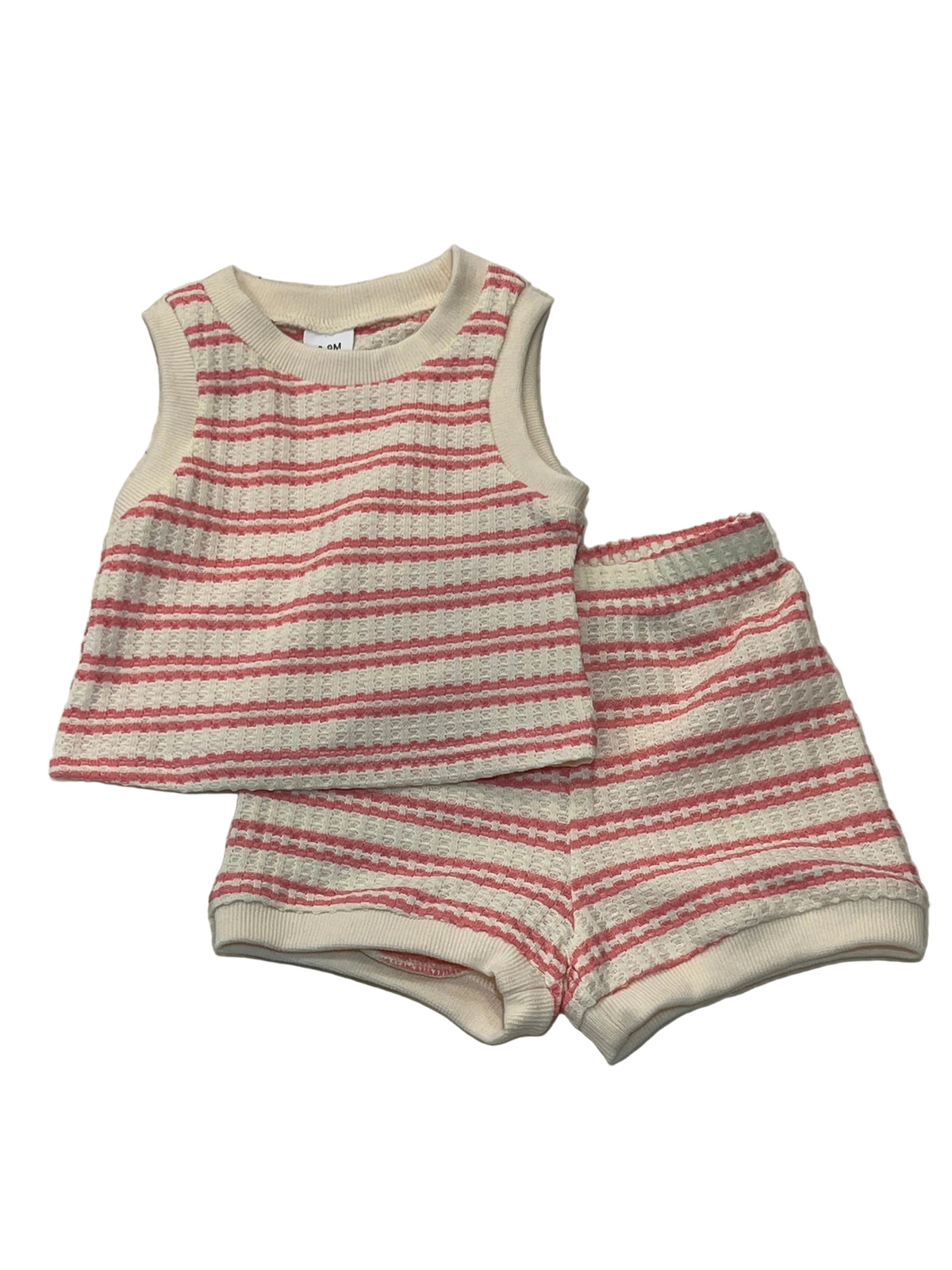 Retro Pink Striped Set