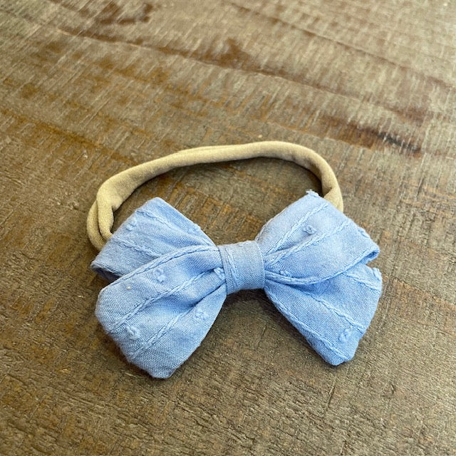 Texture Poppy Bow Headband