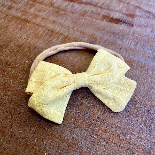 Texture Poppy Bow Headband