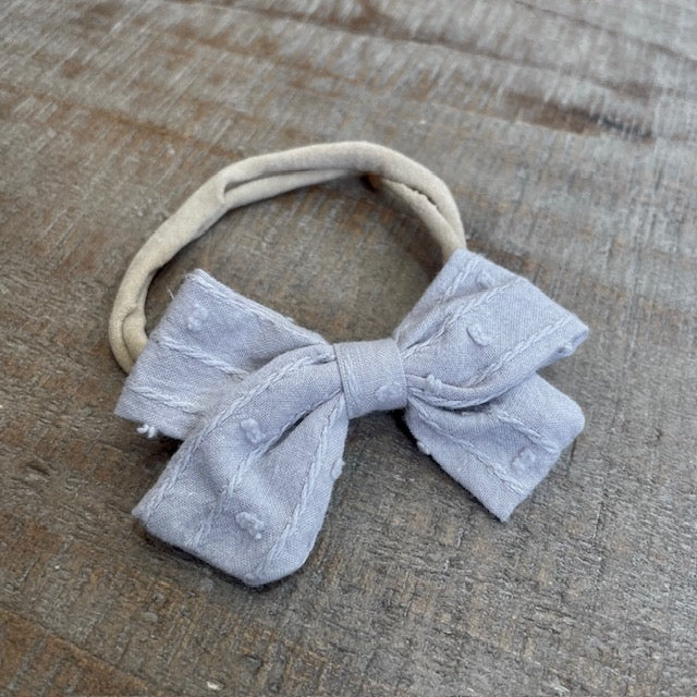 Texture Poppy Bow Headband