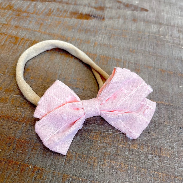 Texture Poppy Bow Headband