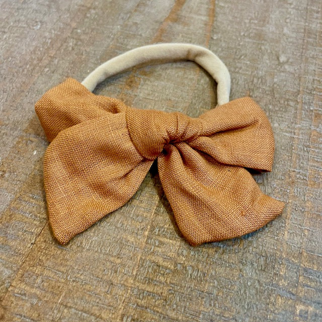 Large Poppy Bow Headband