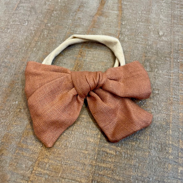 Large Poppy Bow Headband