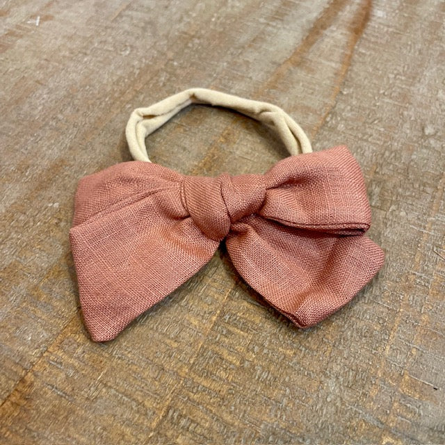 Large Poppy Bow Headband