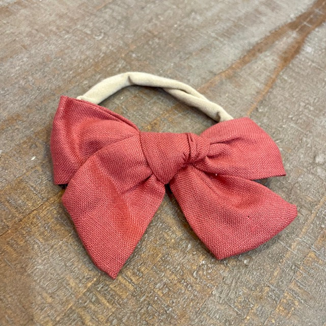 Large Poppy Bow Headband