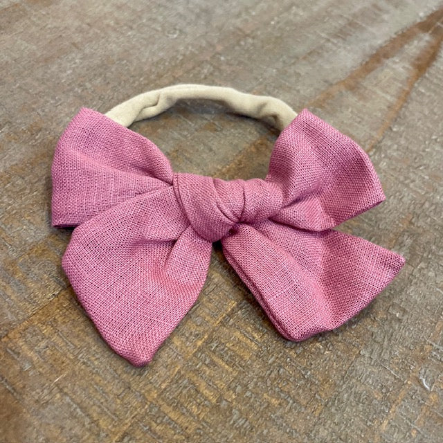 Large Poppy Bow Headband