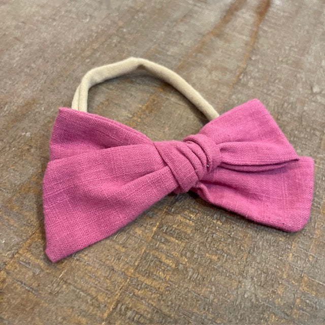 Large Poppy Bow Headband