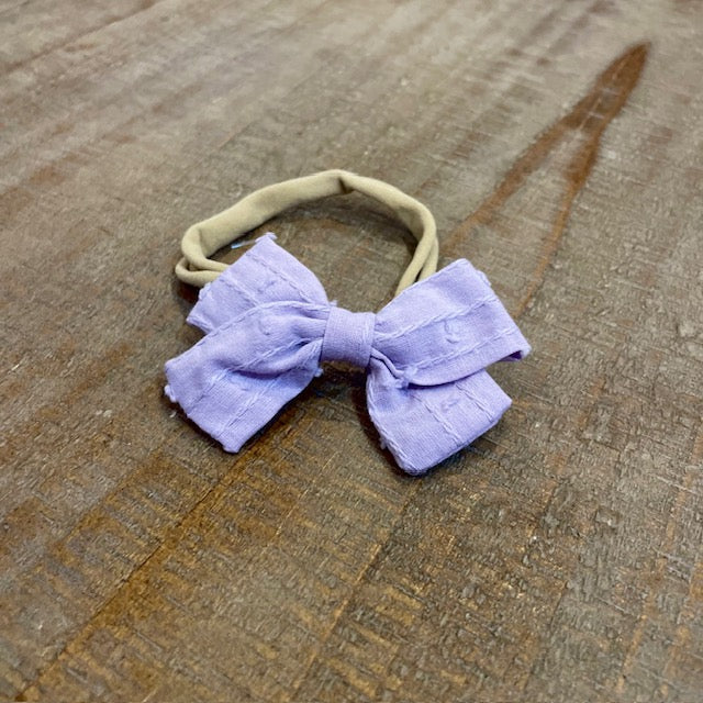 Texture Poppy Bow Headband