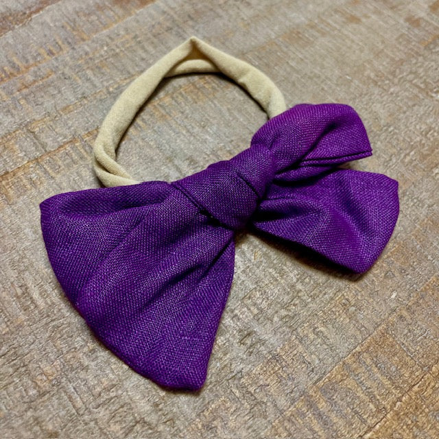 Large Poppy Bow Headband