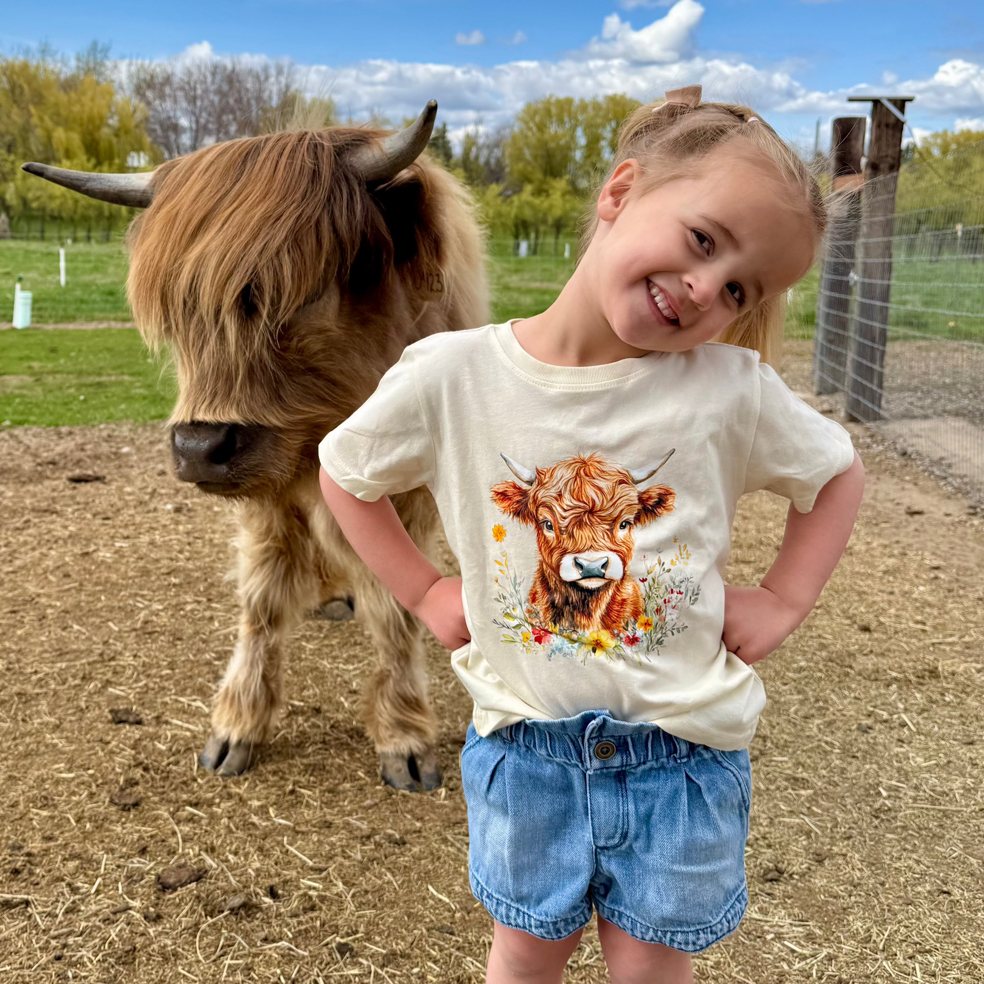Highland Cow Tee