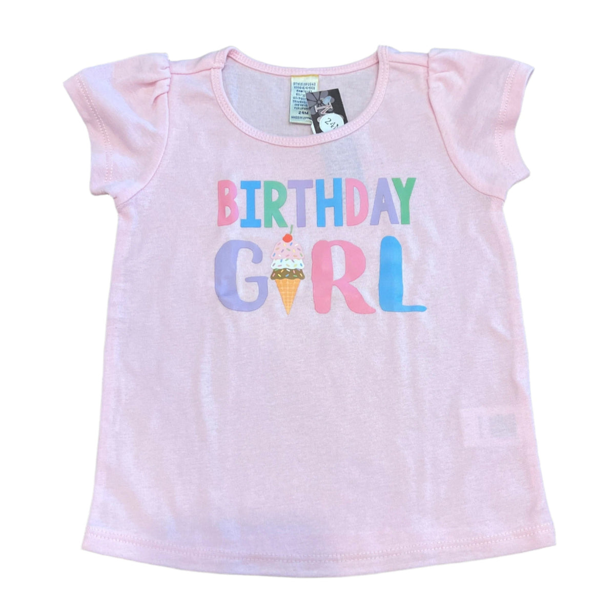 Birthday Girl Ice Cream Shirt