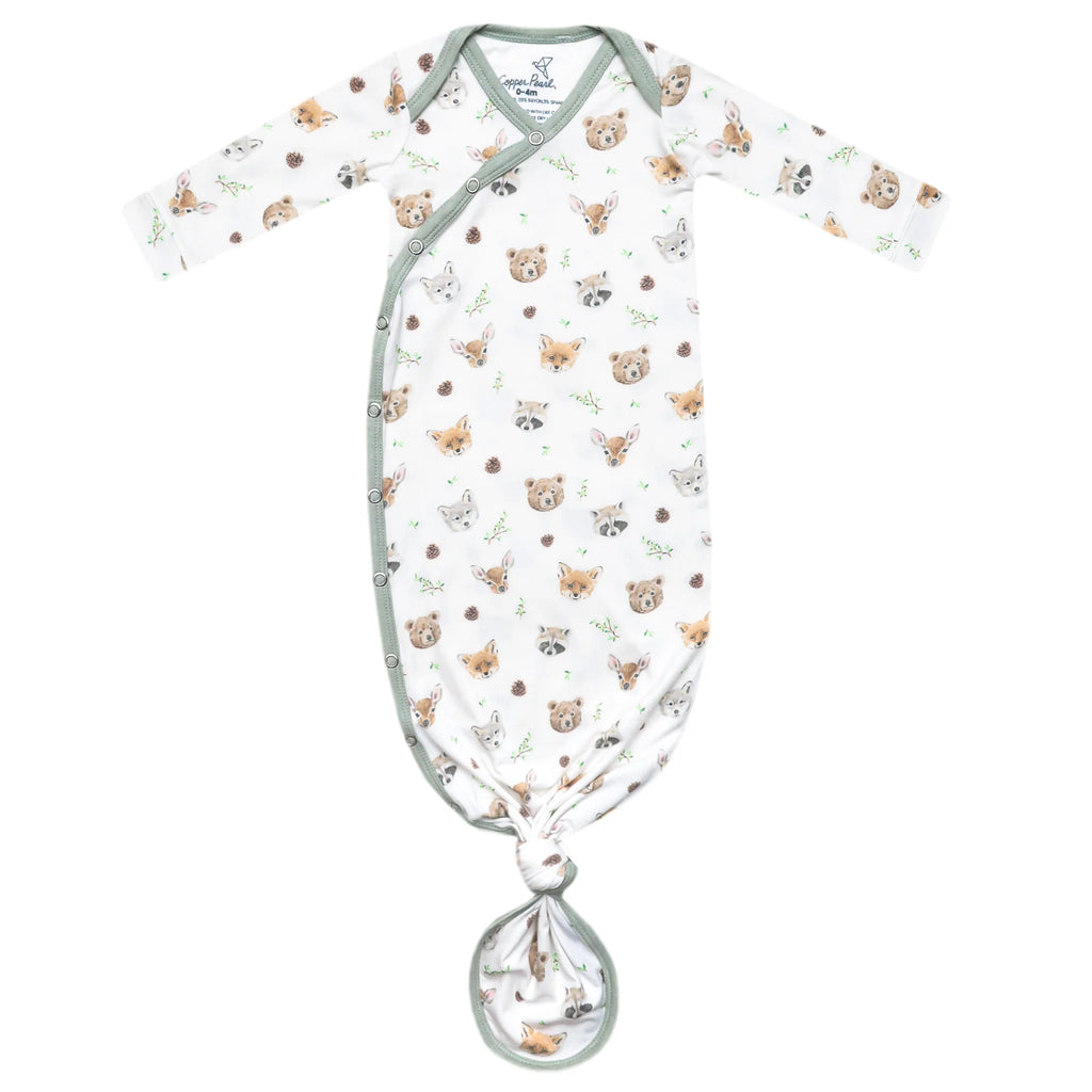 Copper Pearl Knotted Gown