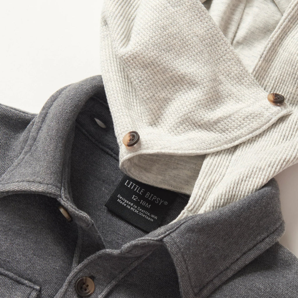 Lightweight Hooded Shacket