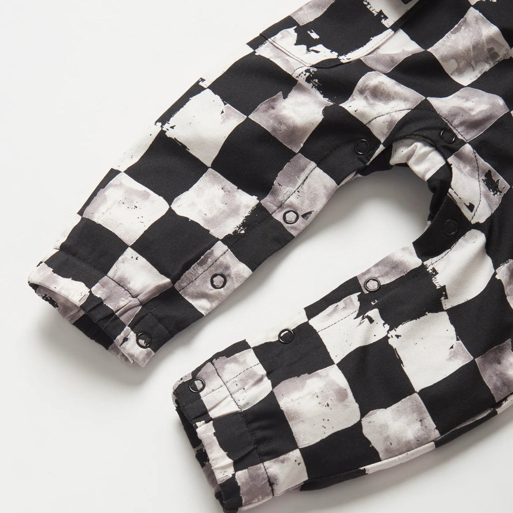 Checkered Tank Romper