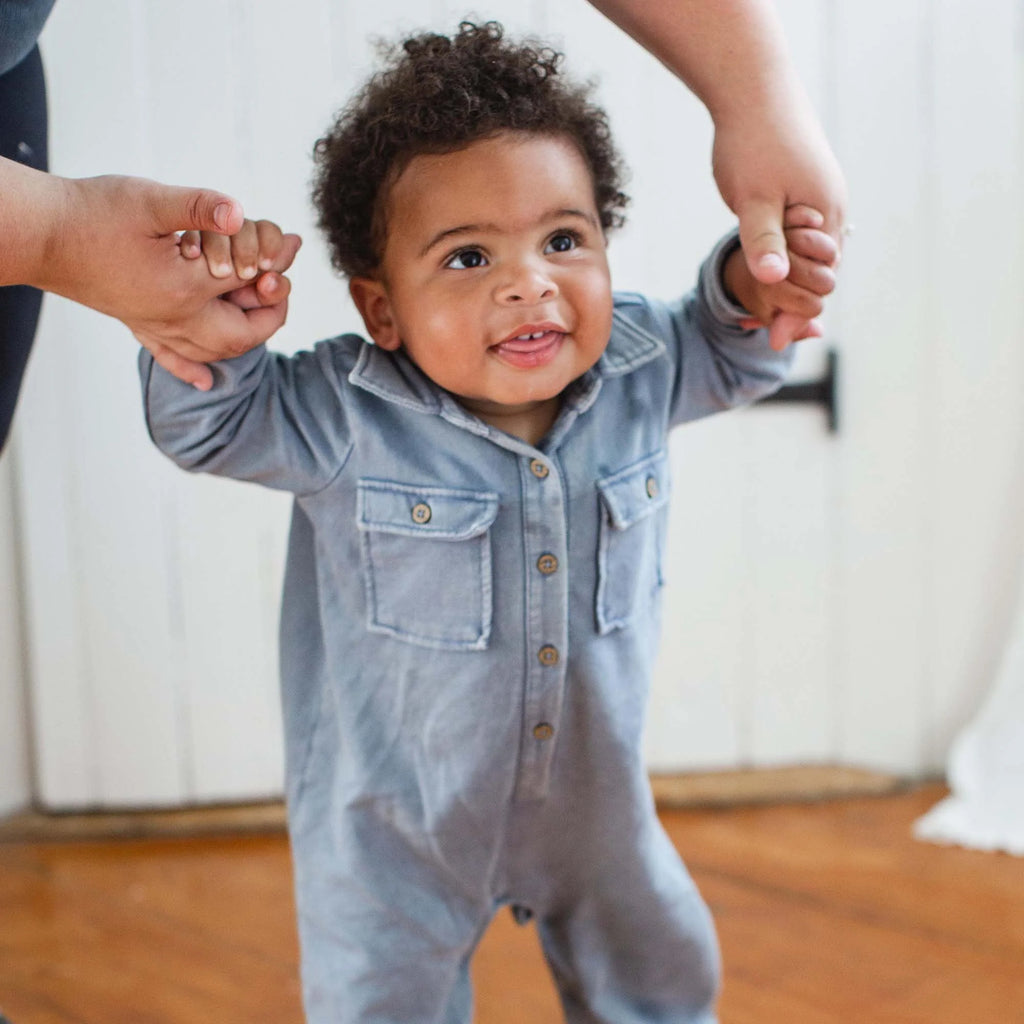 Acid Wash Jumpsuit