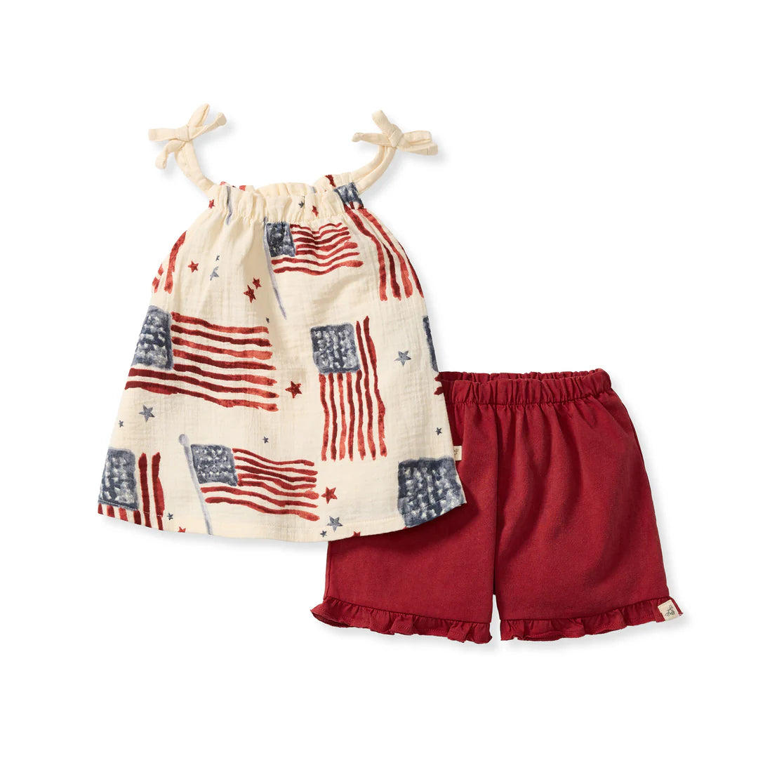 American Flag Tank Set