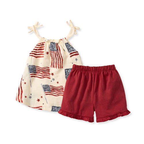 American Flag Tank Set