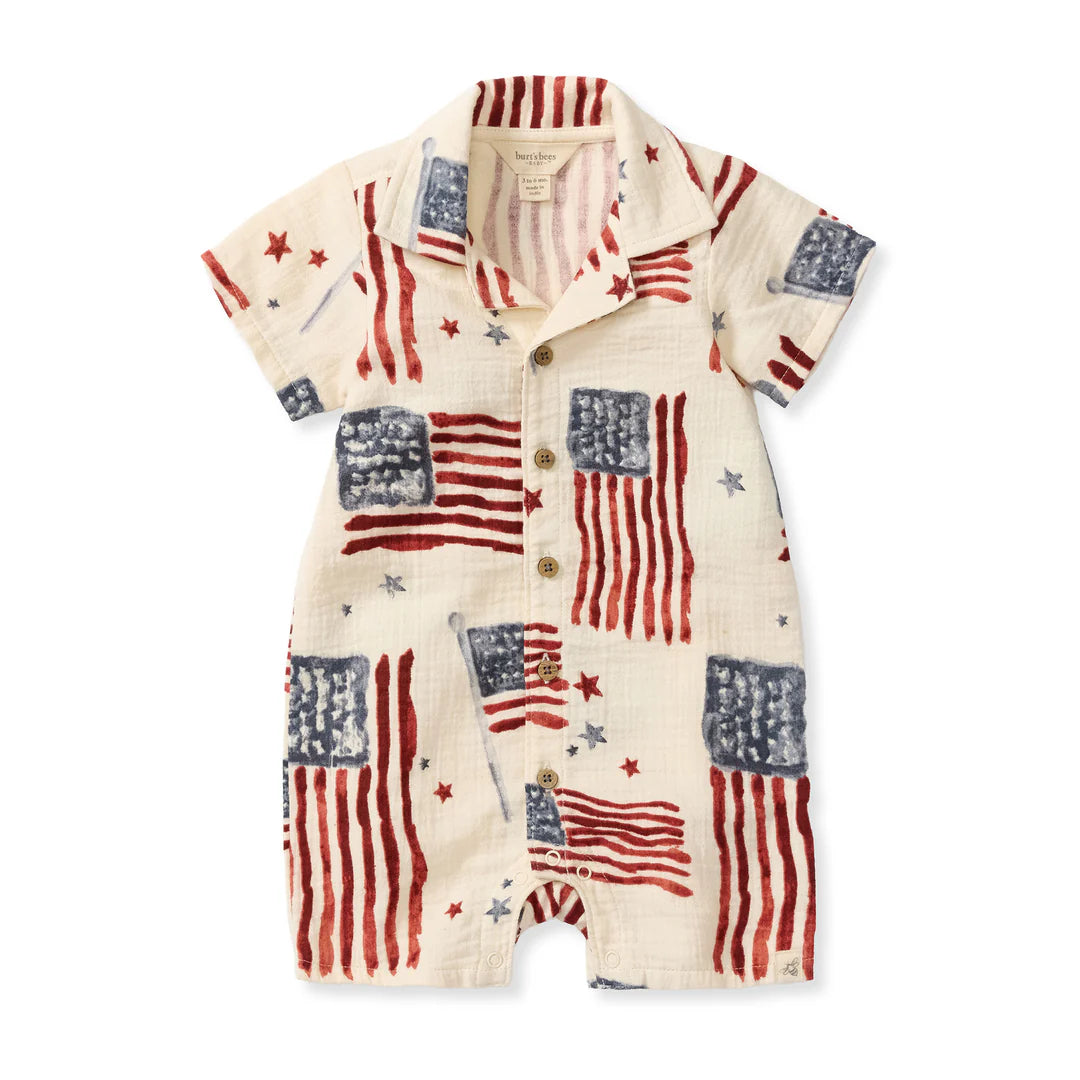 American Flag Romper