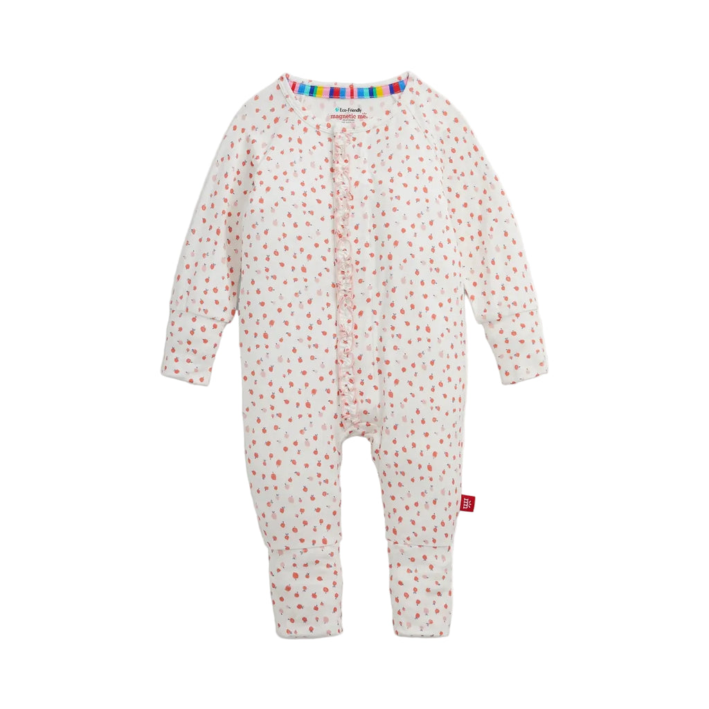 Apple Blossom Ruffle Footie
