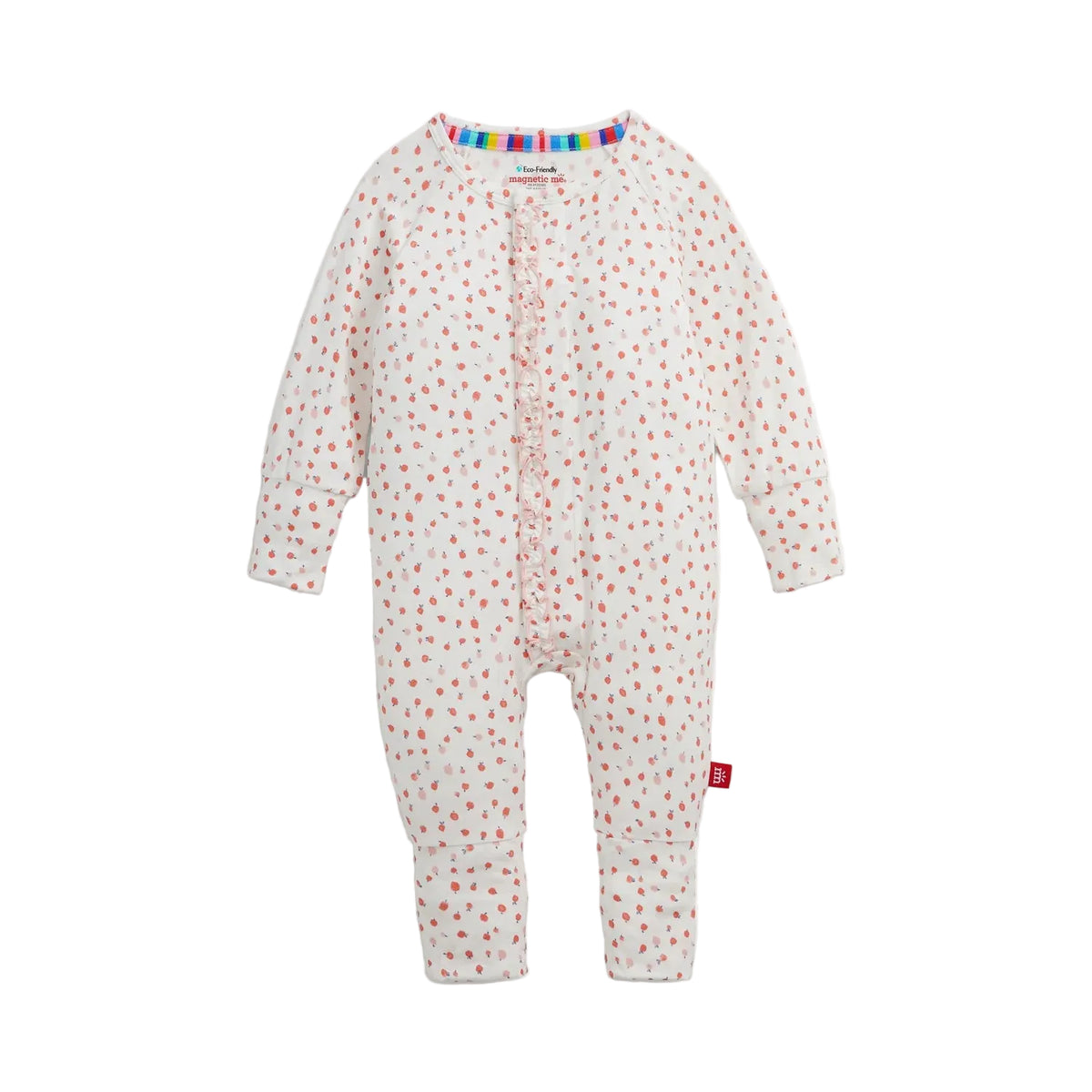 Apple Blossom Ruffle Footie