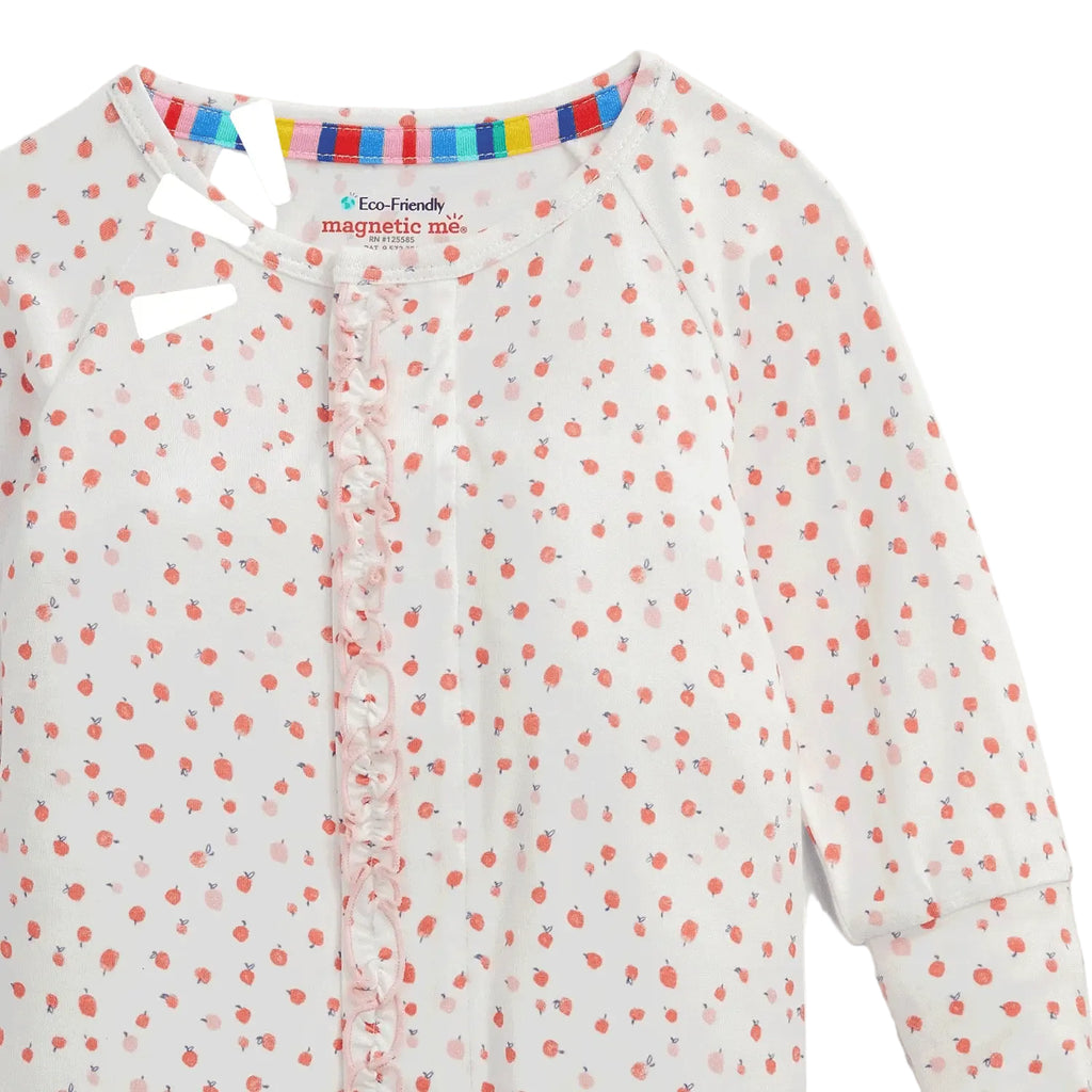 Apple Blossom Ruffle Footie