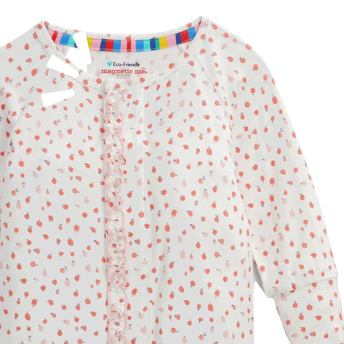 Apple Blossom Ruffle Footie