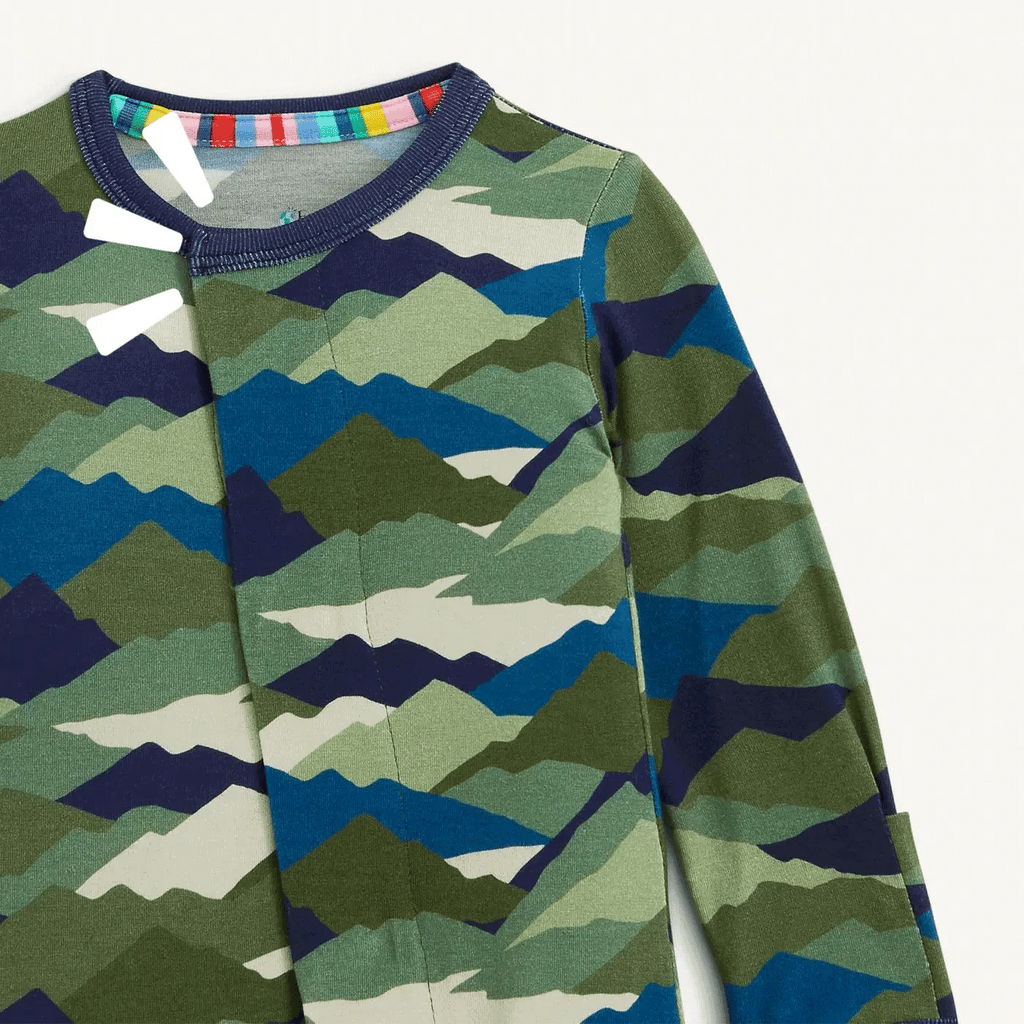 Camo Peak Footie