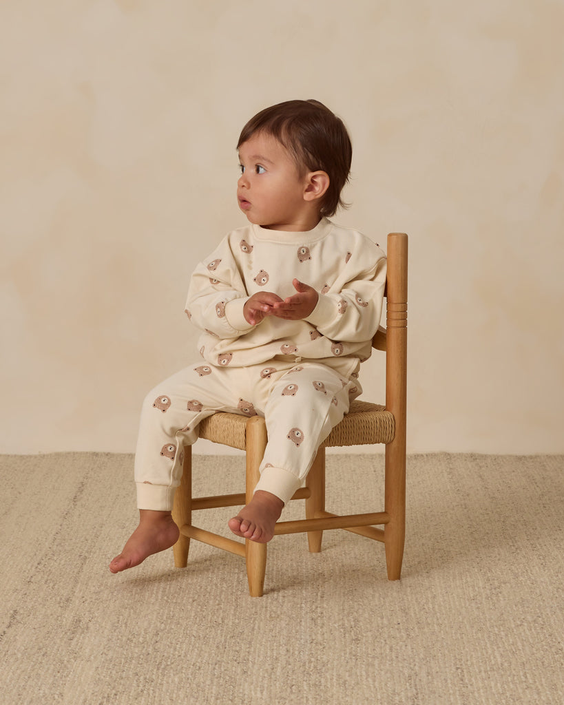 Brown Bear Relaxed Sweatpants
