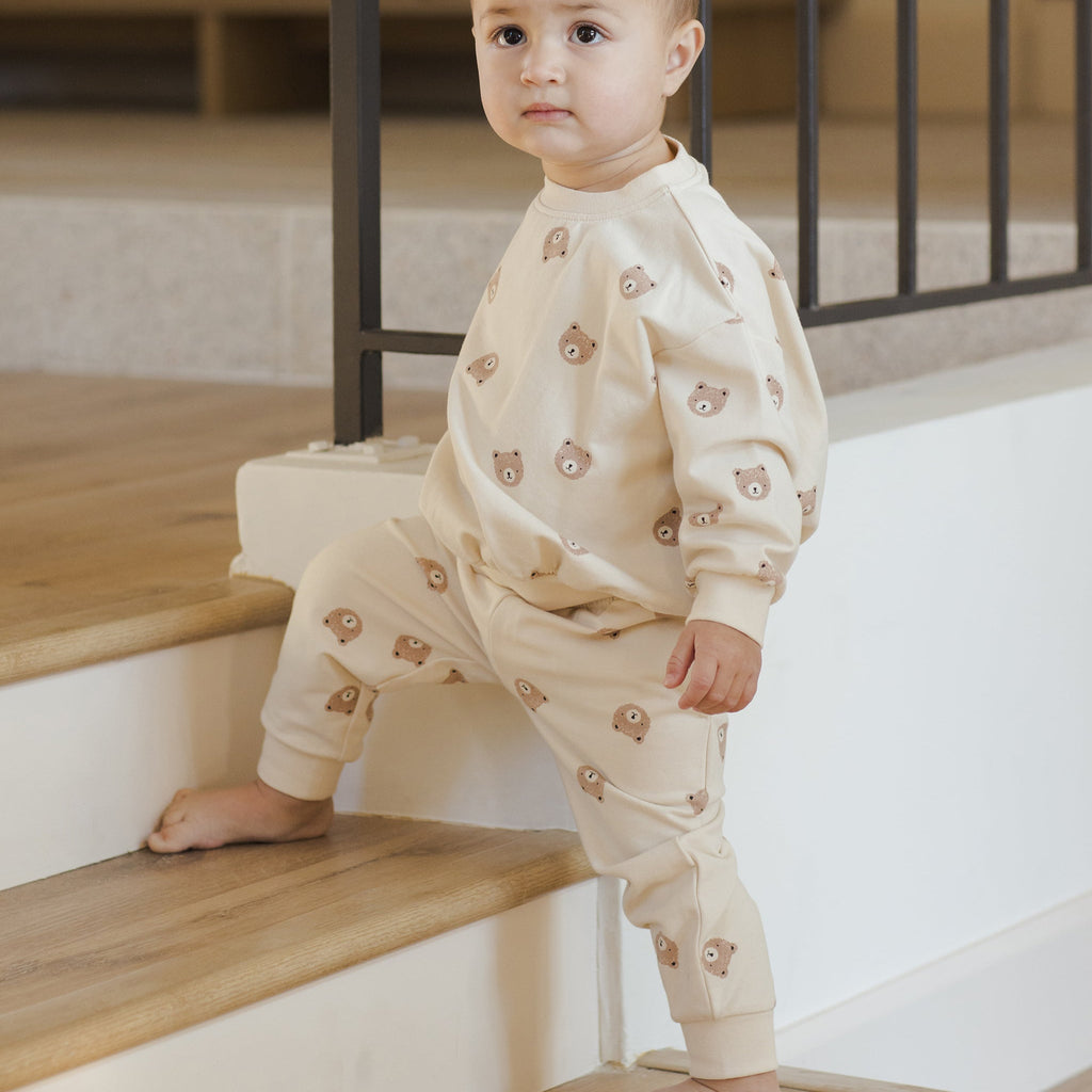 Brown Bear Relaxed Sweatpants