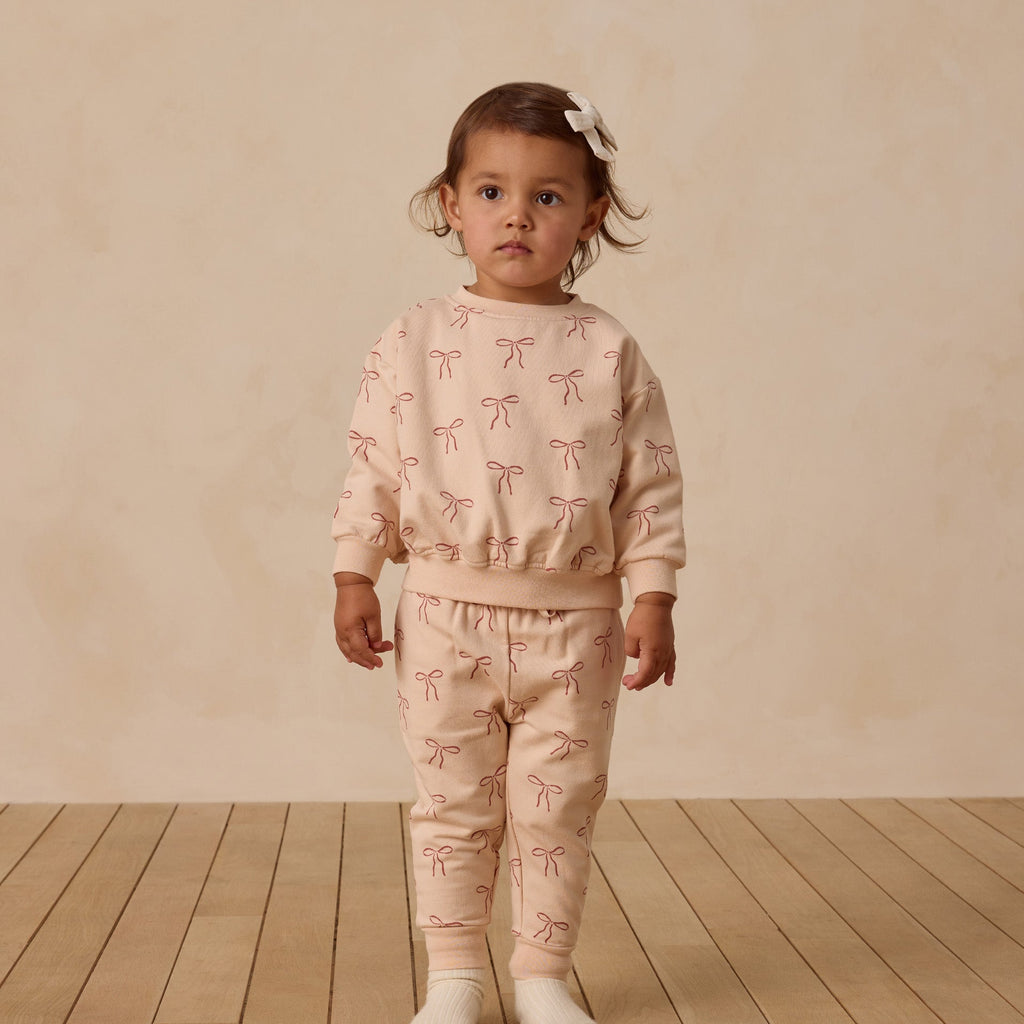 Red Bows Relaxed Sweatshirt