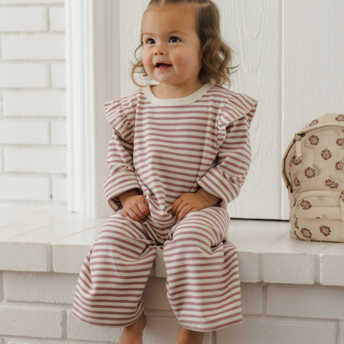 Mulberry Stripe Cozy Set