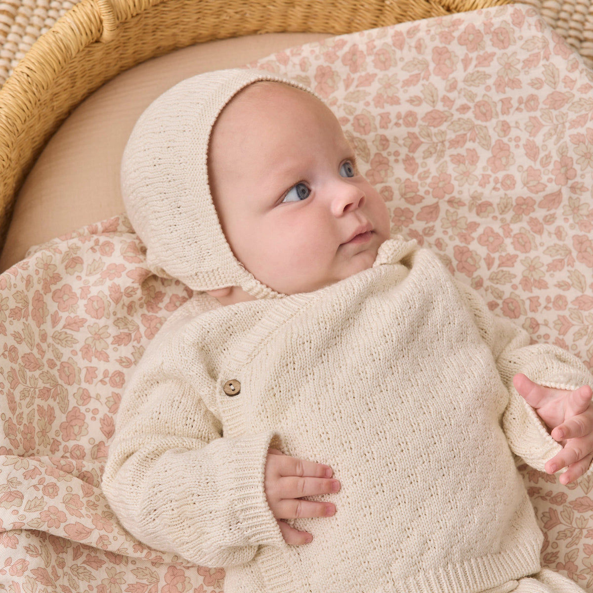 Natural Knit Bonnet