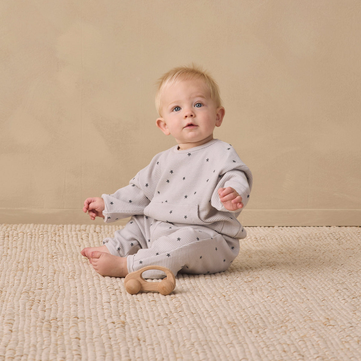 Stars Waffle Slouch Set