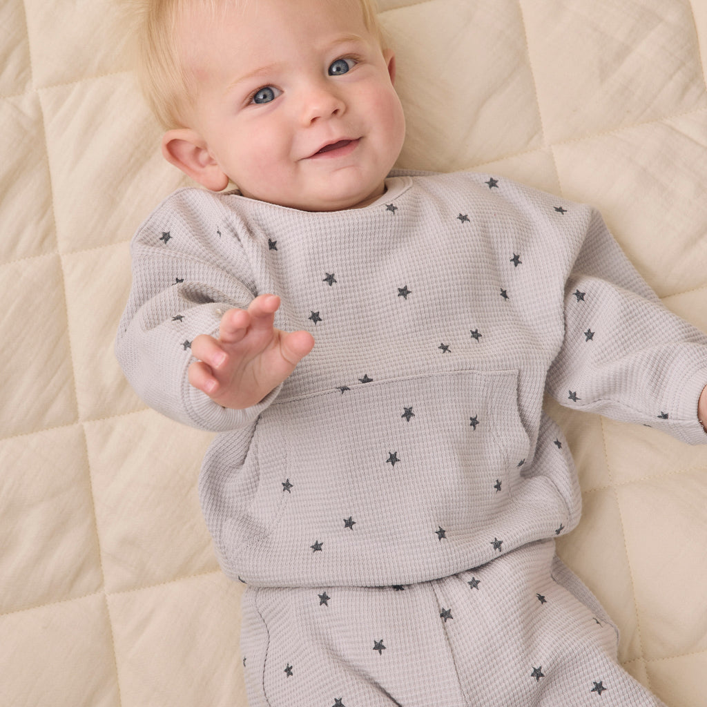 Stars Waffle Slouch Set