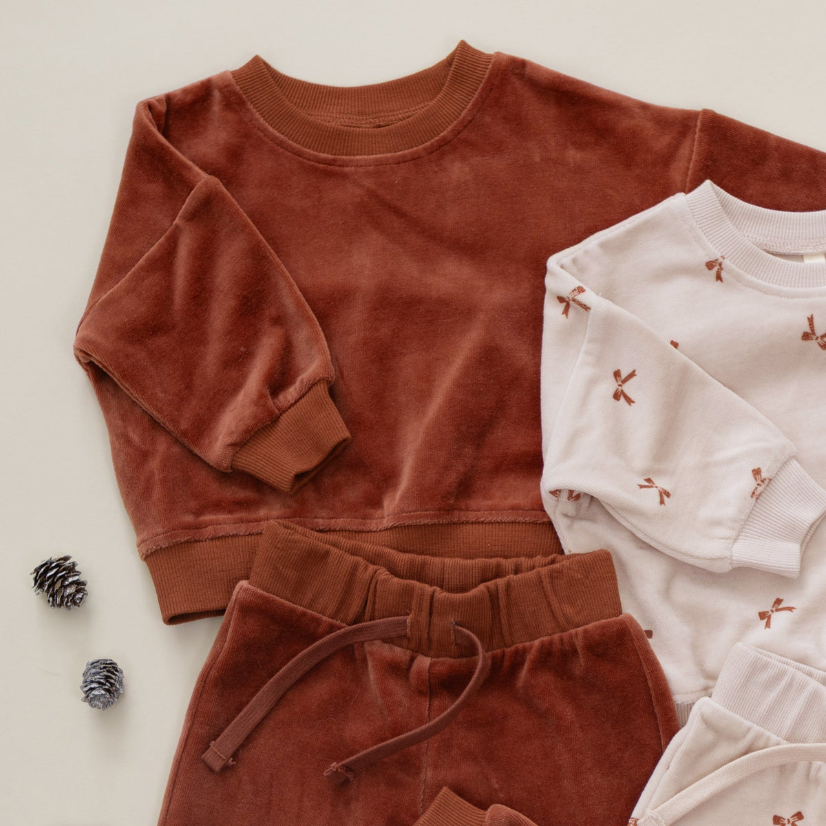 Redwood Velour Sweatshirt