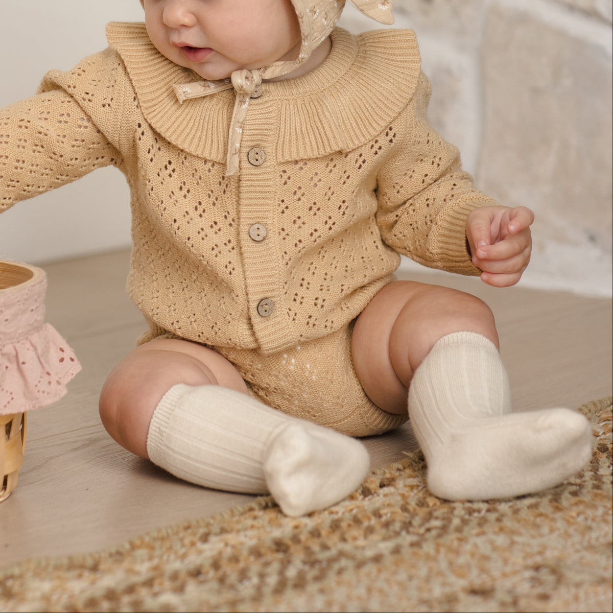 Natural & Sage Sock Set