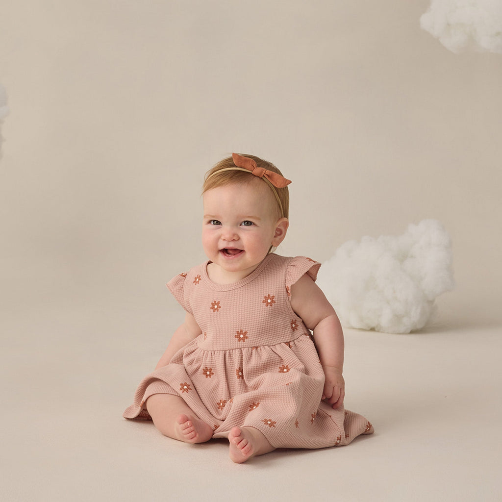 Pink Daisy Flutter Dress